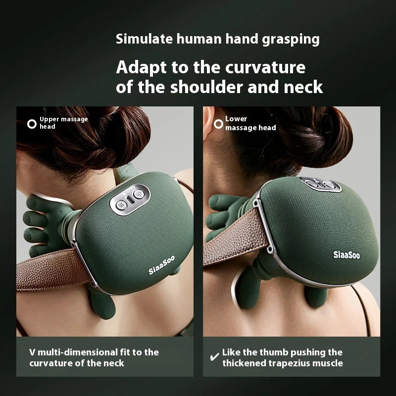 NeckRelief™ Massager With Hand-like pads